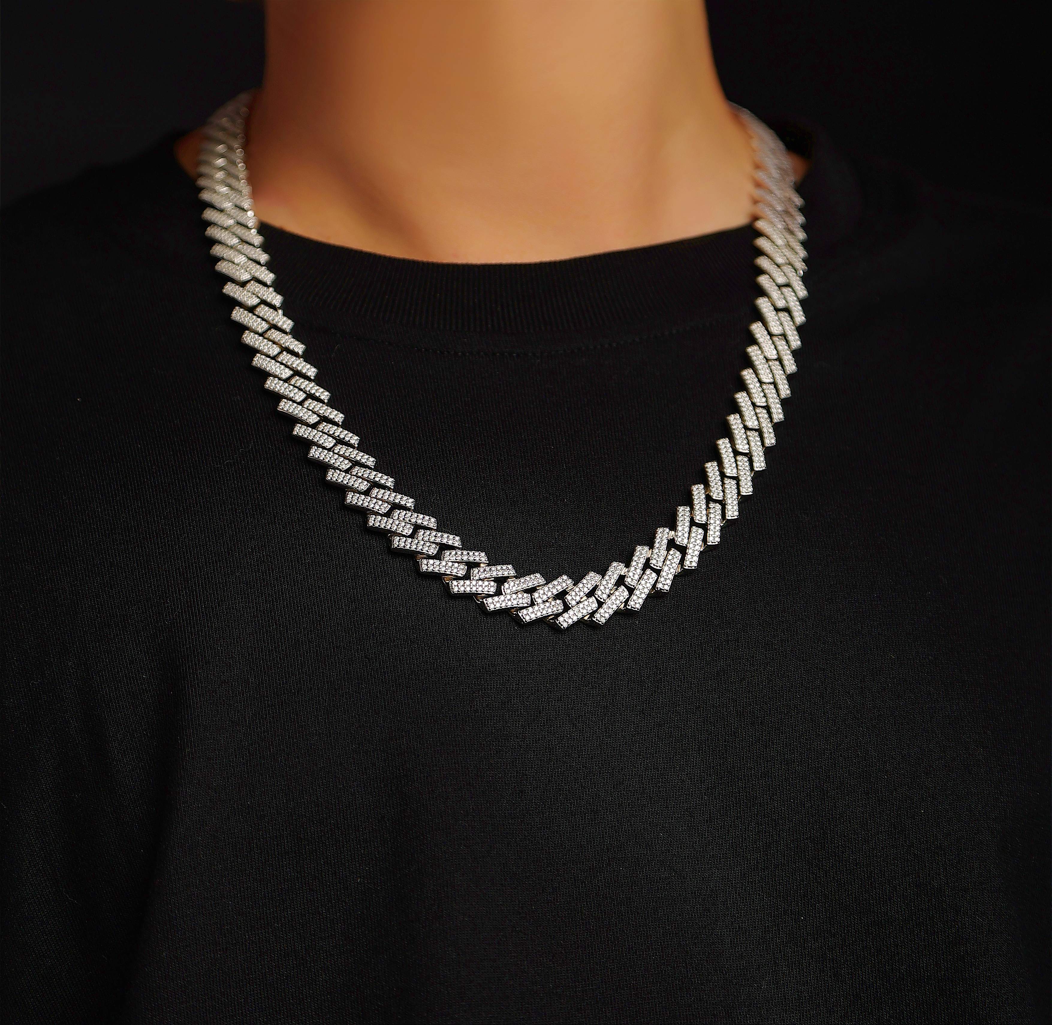 Moissanite Necklace Pendant Set | Platinum Plated 925 Sterling Silver | Luxury Jewelry Gift with GRA Certificate