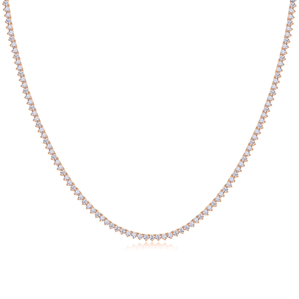 Solitude Moissanite Necklace  925 Sterling Silver Platinum Plated Luxury Pendant Necklace with GRA Certificate