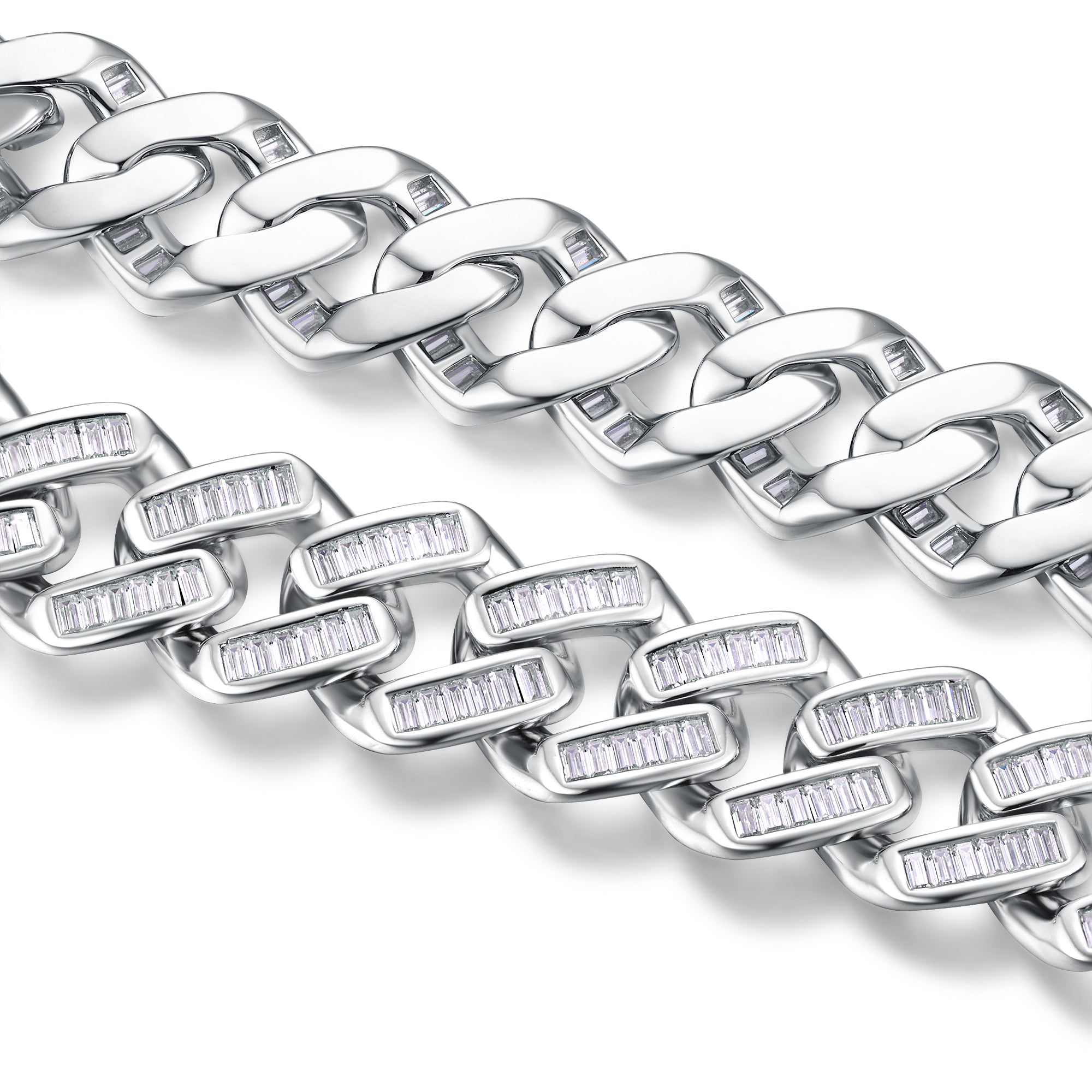 Minimalist Moissanite Bracelet 925 Sterling Silver Platinum Plated Luxury Elegant Bracelet with GRA Certificate