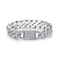 Minimalist Moissanite Bracelet 925 Sterling Silver Platinum Plated Luxury Bracelet with GRA Certificate