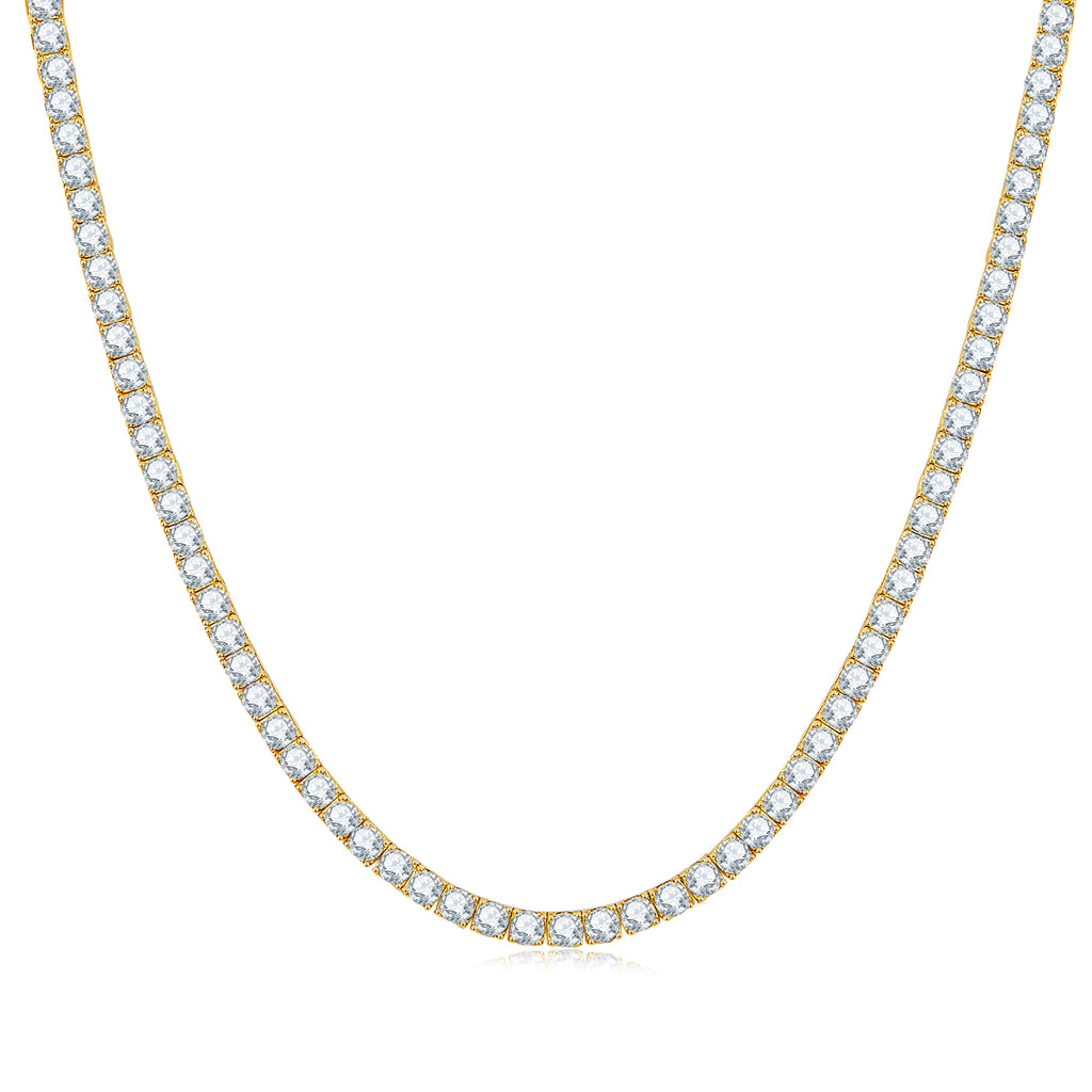 Endless Starry River - A Luxurious And Fashionable Light Luxury Jewelry Necklace Pendant Set With Top-quality Moissanite, S925 Silver-plated Platinum.