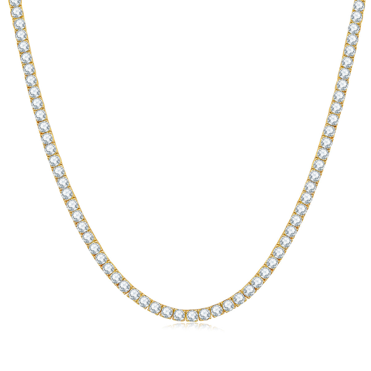 Endless Starry River - A Luxurious And Fashionable Light Luxury Jewelry Necklace Pendant Set With Top-quality Moissanite, S925 Silver-plated Platinum.
