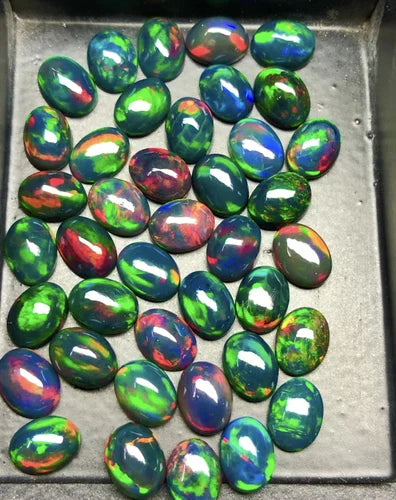Australian Boulder Opal Oval Polished high quality Gemstone for Luxury Jewelry