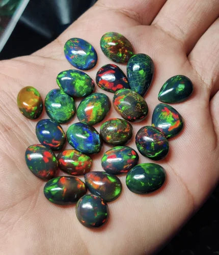 Australian Boulder Opal Oval Polished high quality Gemstone for Luxury Jewelry