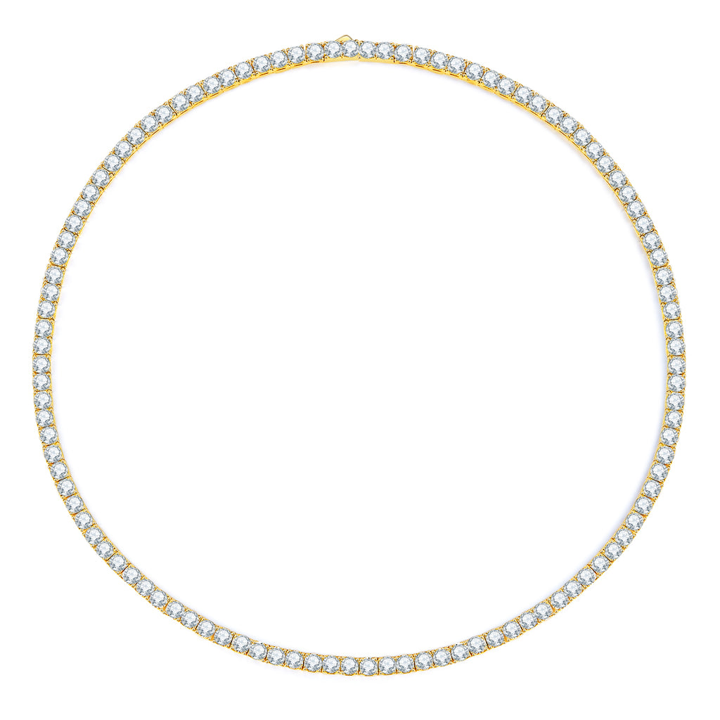 Endless Starry River - A Luxurious And Fashionable Light Luxury Jewelry Necklace Pendant Set With Top-quality Moissanite, S925 Silver-plated Platinum.