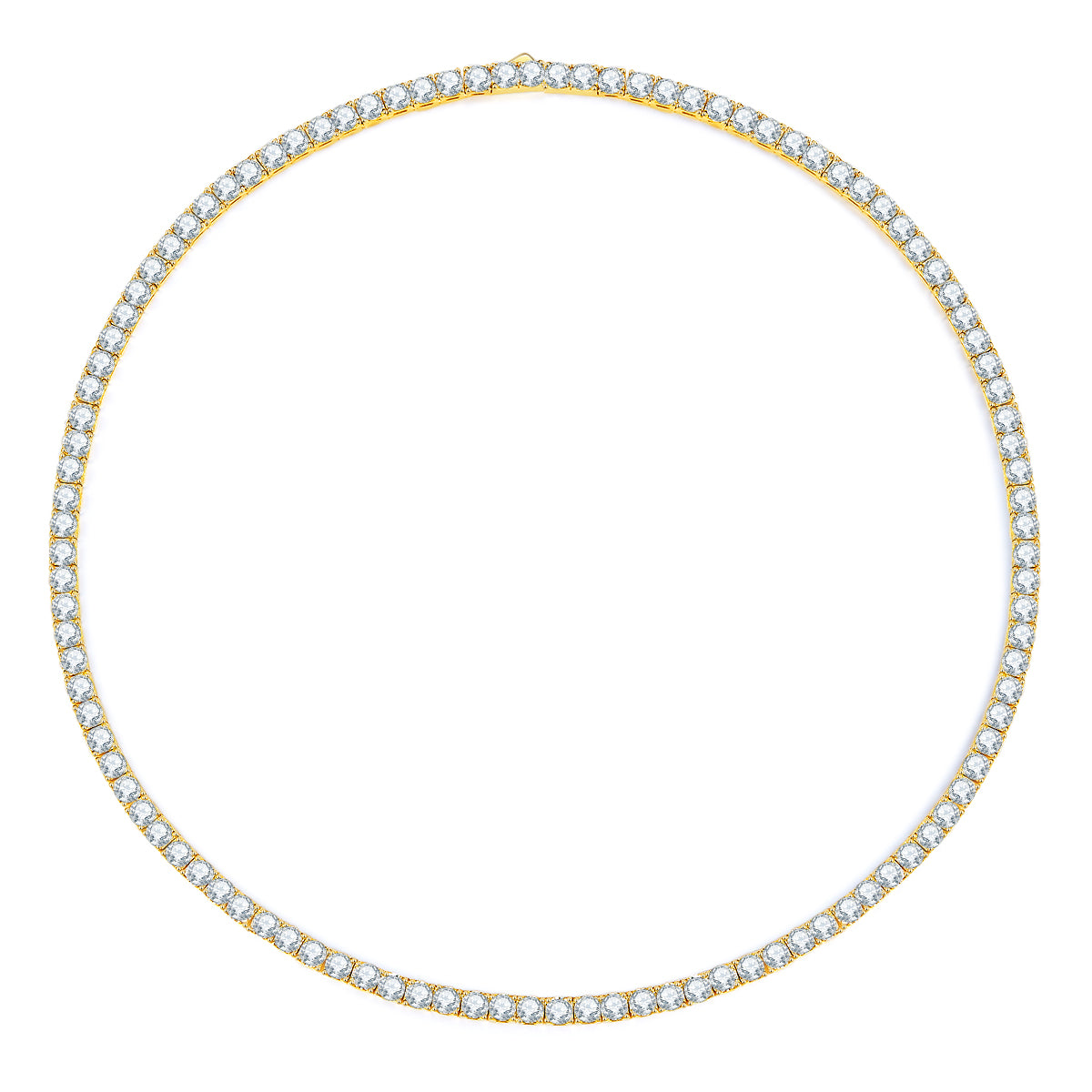 Endless Starry River - A Luxurious And Fashionable Light Luxury Jewelry Necklace Pendant Set With Top-quality Moissanite, S925 Silver-plated Platinum.