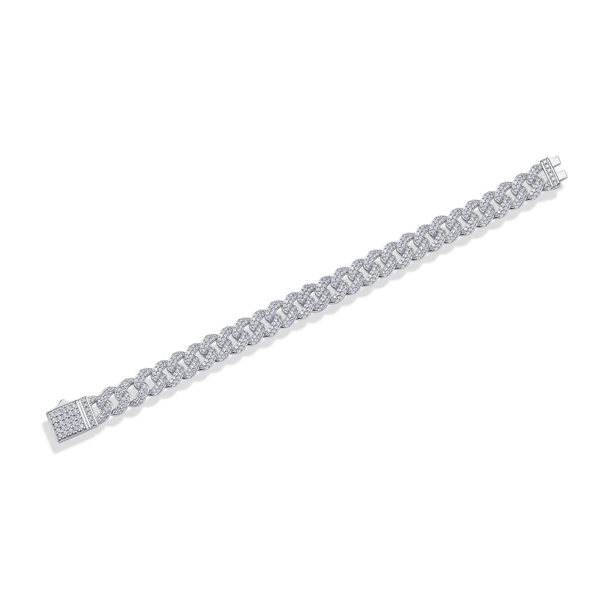 Red Glow Orange Light - A Fashionable And Light Luxury Jewelry Silver Bracelet And Bracelet Set With Top-quality Moissanite, S925 Silver Plated Platinum