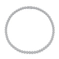 Romantic Gravity Minimalist Moissanite Pendant Necklace – Round Cut, 925 Sterling Silver Gold Plated, Luxury Gift Jewelry with GRA Certificate