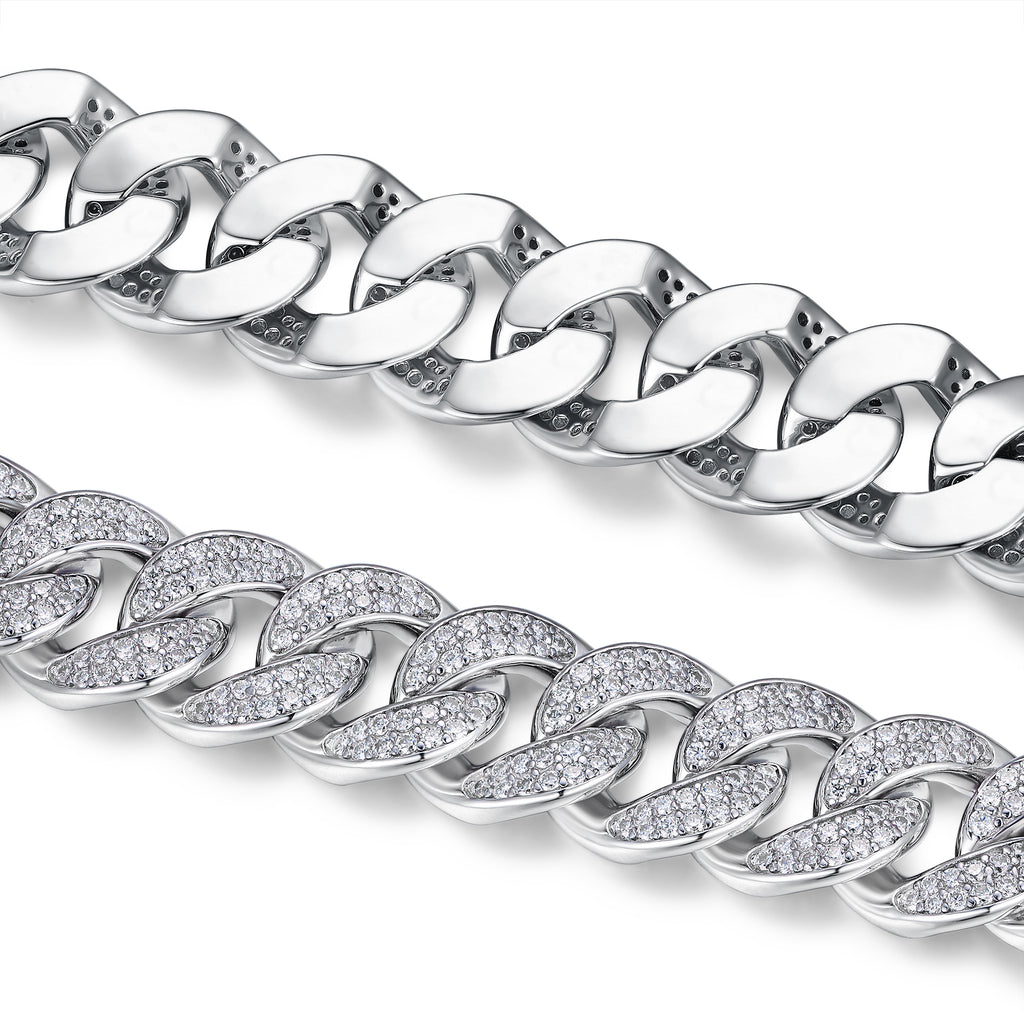 Minimalist Moissanite Bracelet 925 Sterling Silver Platinum Plated Luxury Bracelet with GRA Certificate